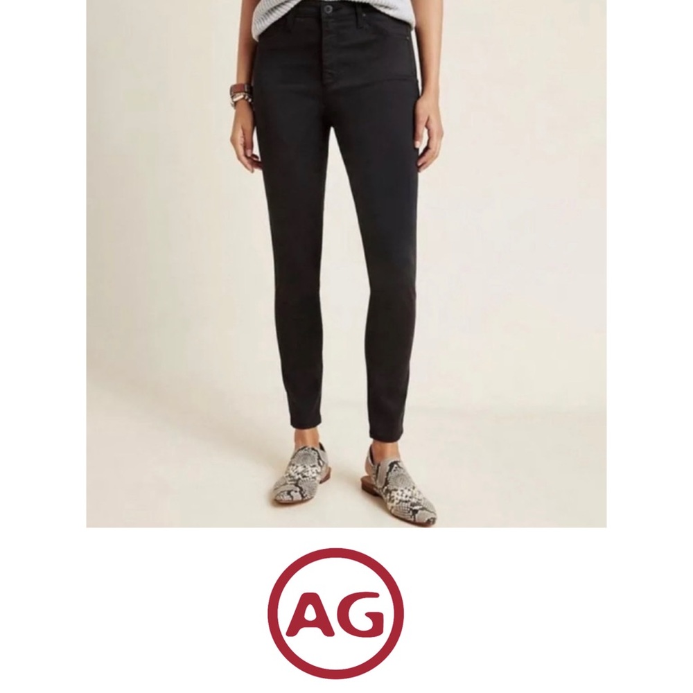 AG Black Abbey Super Skinny Ankle Jeans